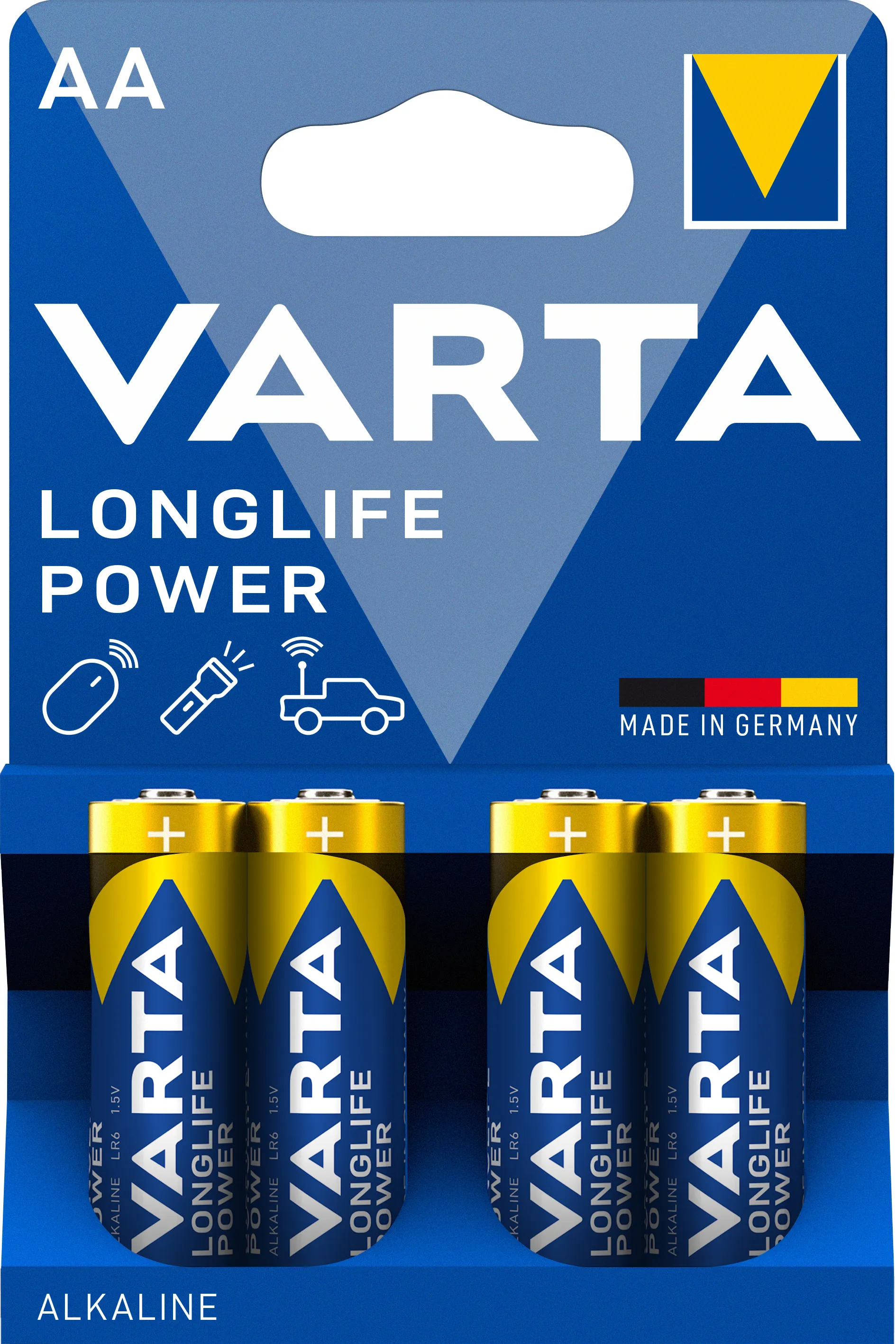 1x4 Varta High Energy AA LR 6