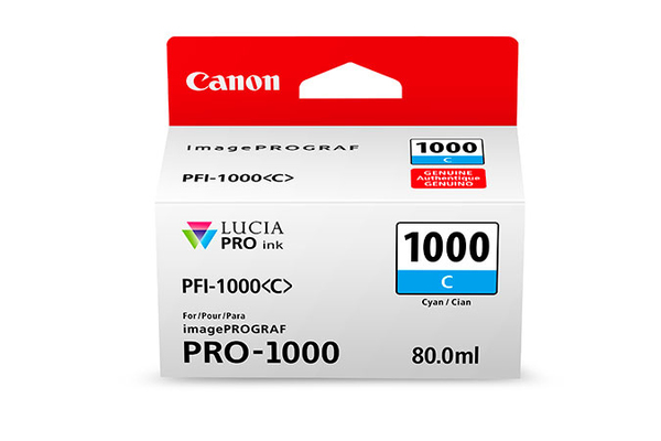 CANON PFI-1000 C Cyan Ink Tank 80ml