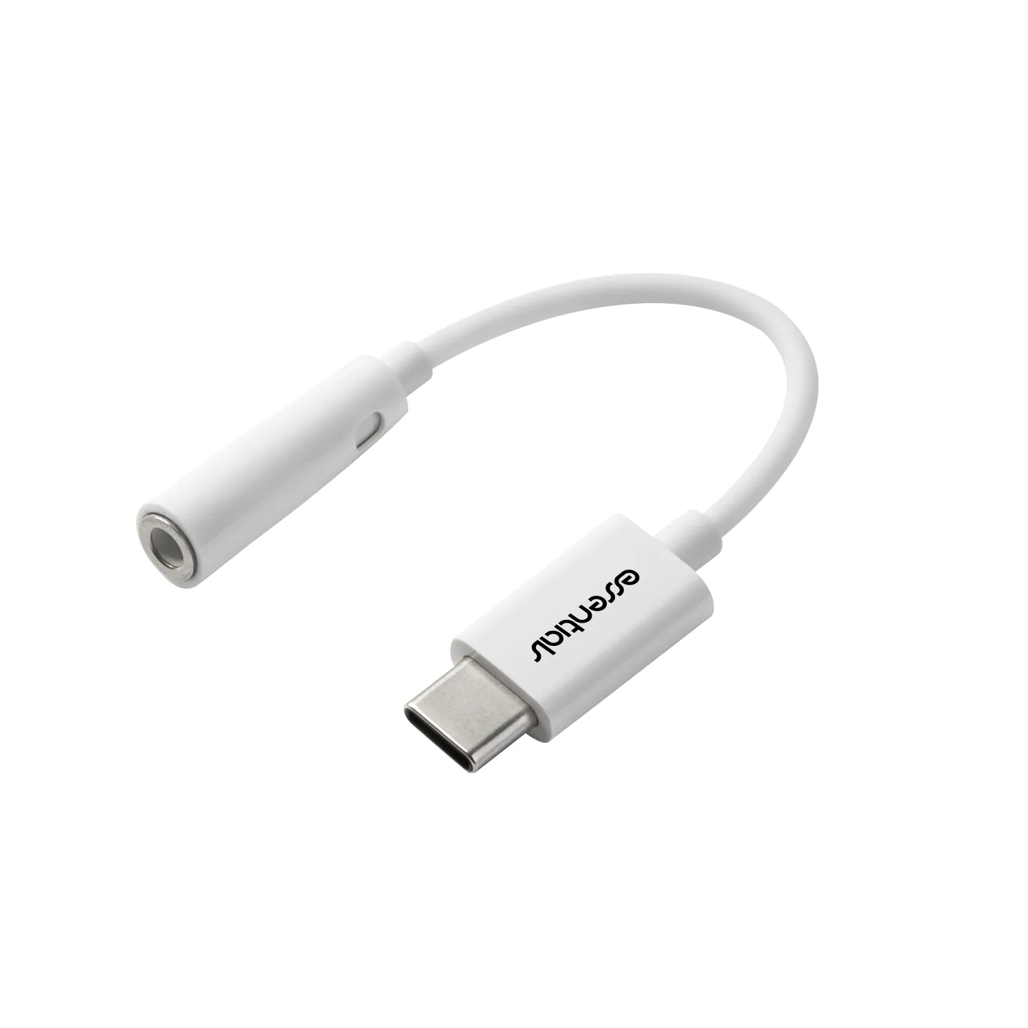 USB-C to 3.5 mm audio adapter, white
