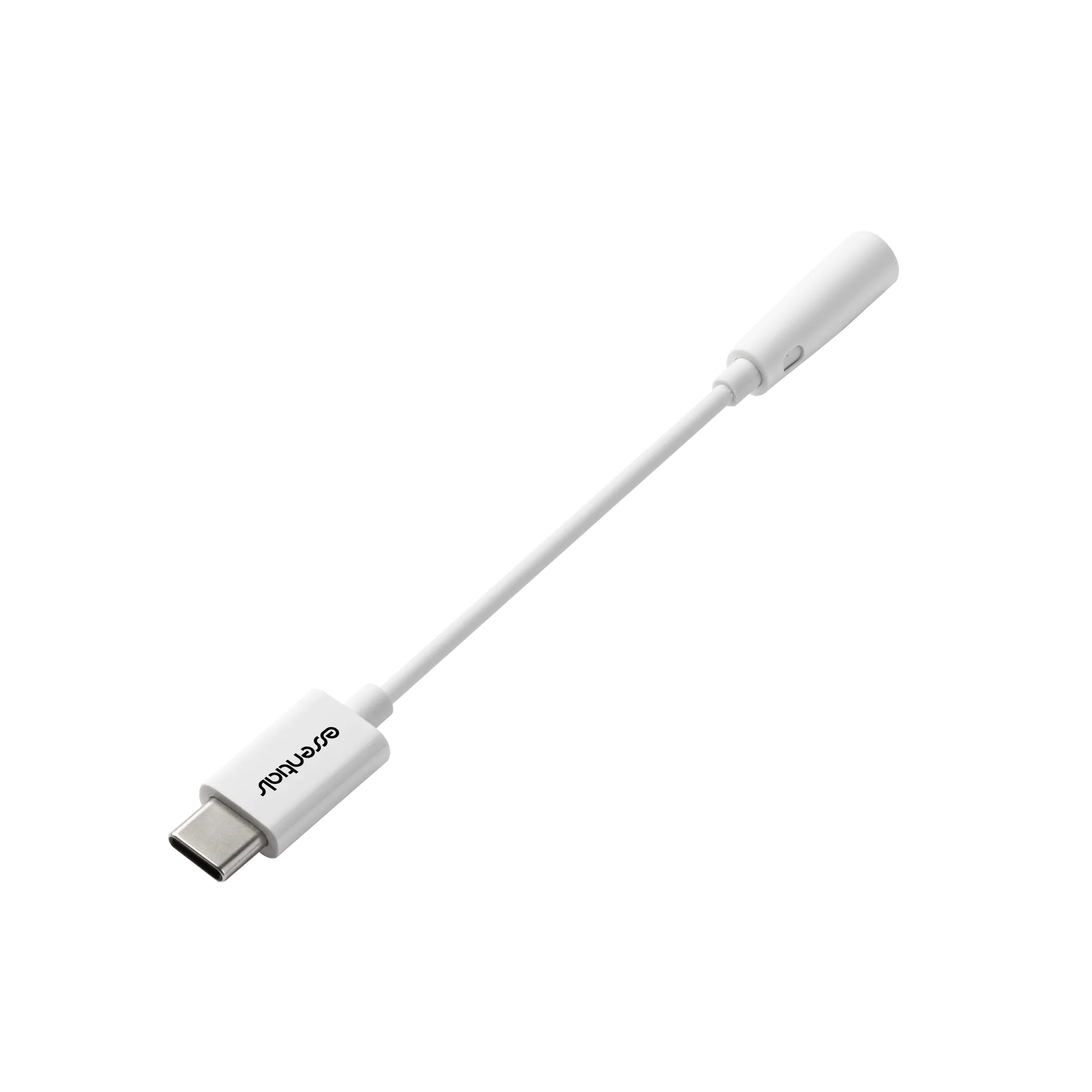USB-C to 3.5 mm audio adapter, white