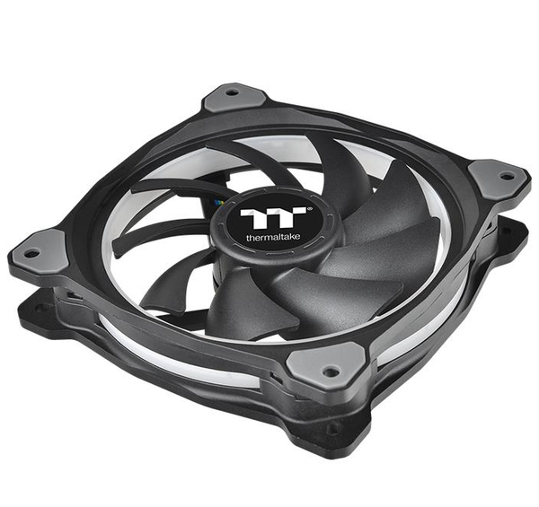 Thermaltake Riing Plus 14, RGB, 140mm -kotelotuuletin, musta, 3kpl