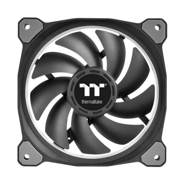 Thermaltake Riing Plus 14, RGB, 140mm -kotelotuuletin, musta, 3kpl