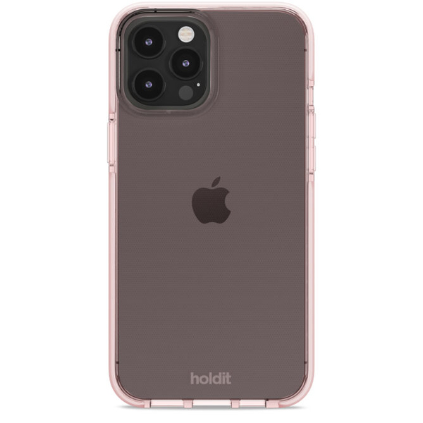 HOLDIT SEETHRU CASE IPHON 12 - PRO MAX BLUSH PINK