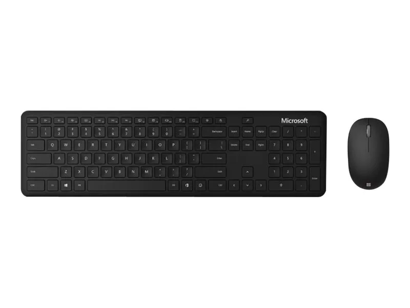 Microsoft Bluetooth Desktop - Yrityksille - näppäimistö- ja hiiri -pakkaus - langaton - Bluetooth 4.0 - himmeä musta
