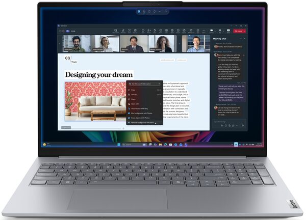 Lenovo ThinkBook 16 Gen 9 16" Ultra 5 325, 16 Gt, 512 Gt, Win 11 Pro -kannettava, arktisenharmaa