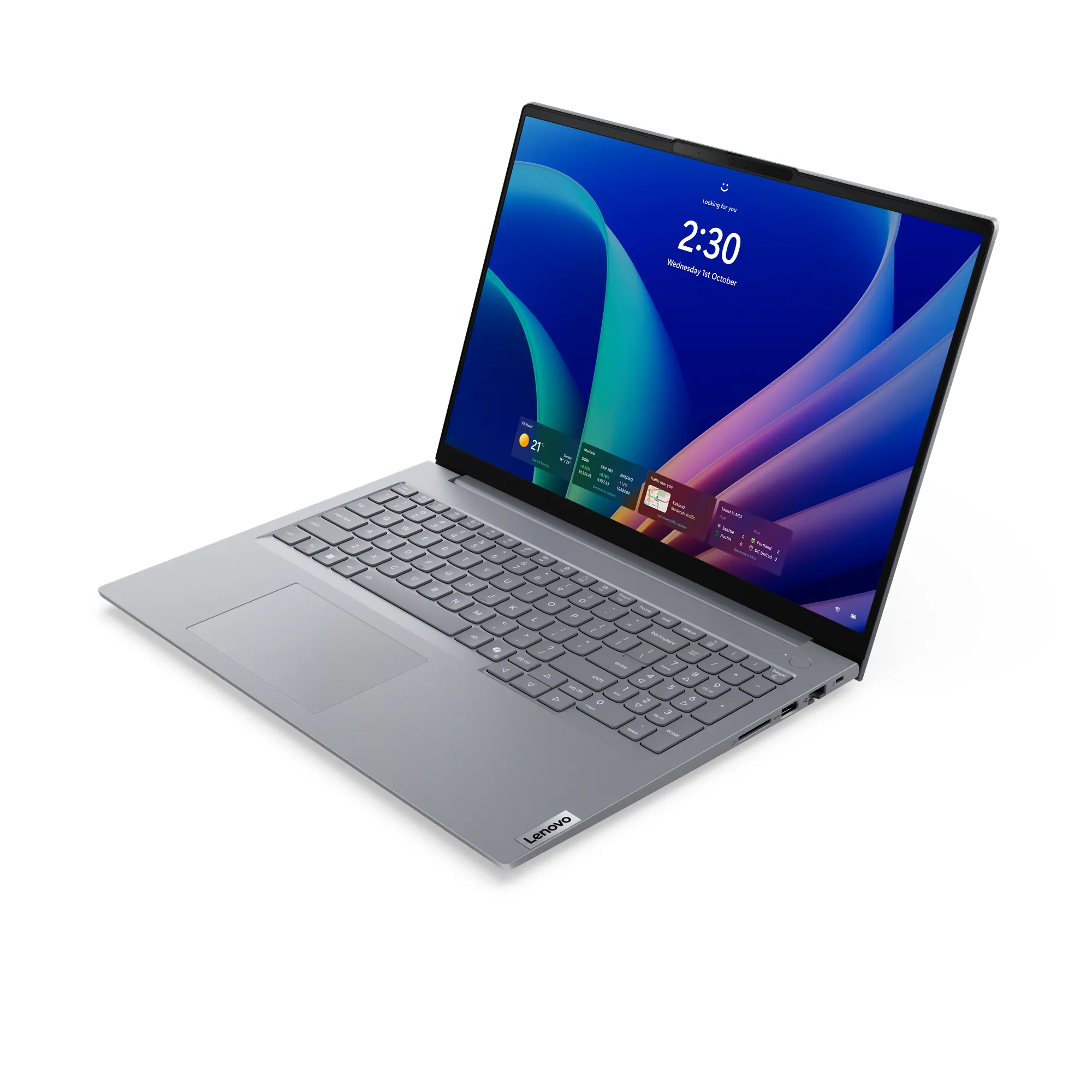 Lenovo ThinkBook 16 Gen 9 16" Ultra 5 325, 16 Gt, 512 Gt, Win 11 Pro -kannettava, arktisenharmaa