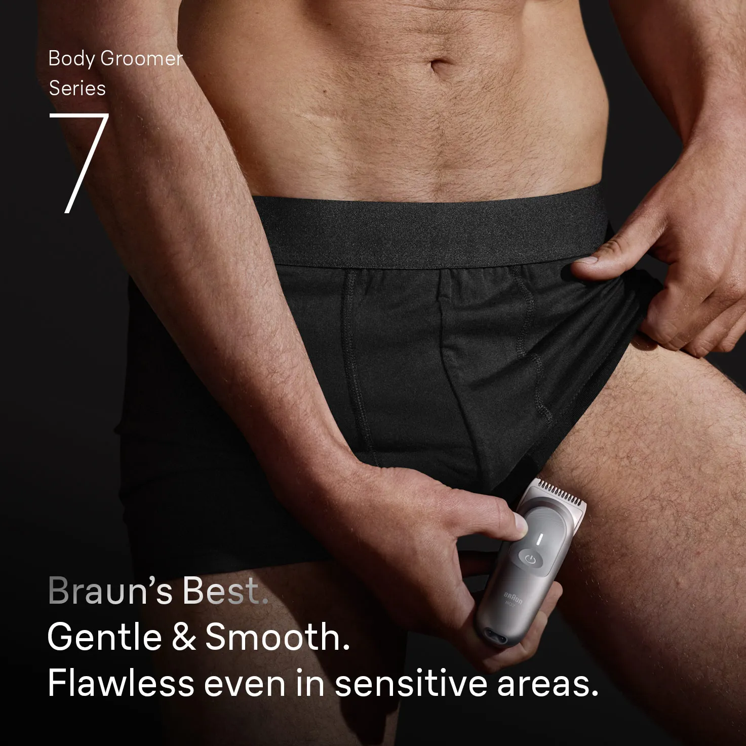 Braun Body Groomer Series 7 BG7550 - body groomer, Grey