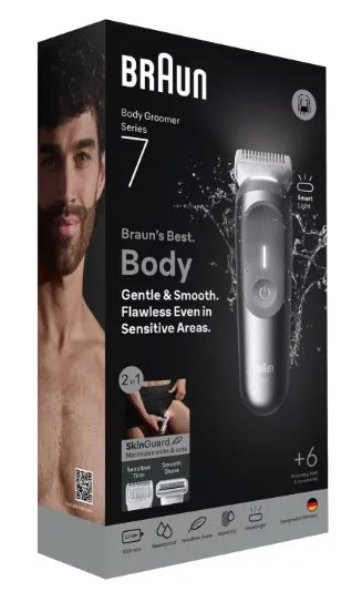 Braun Body Groomer Series 7 BG7550 - body groomer, Grey