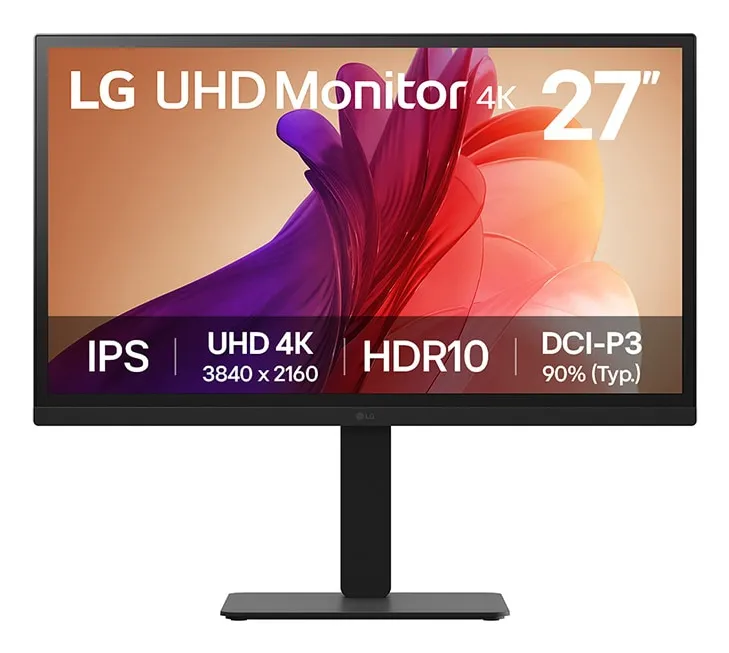LG 27BA45U-B.AEU 27inch IPS 3840x2160 16:9 300cd/m2 5ms 2XHDMI DP Black LG 27BA45U-B.AEU 27inch IPS 3840x2160 16:9 300cd/m2 5ms 2XHDMI DP Black