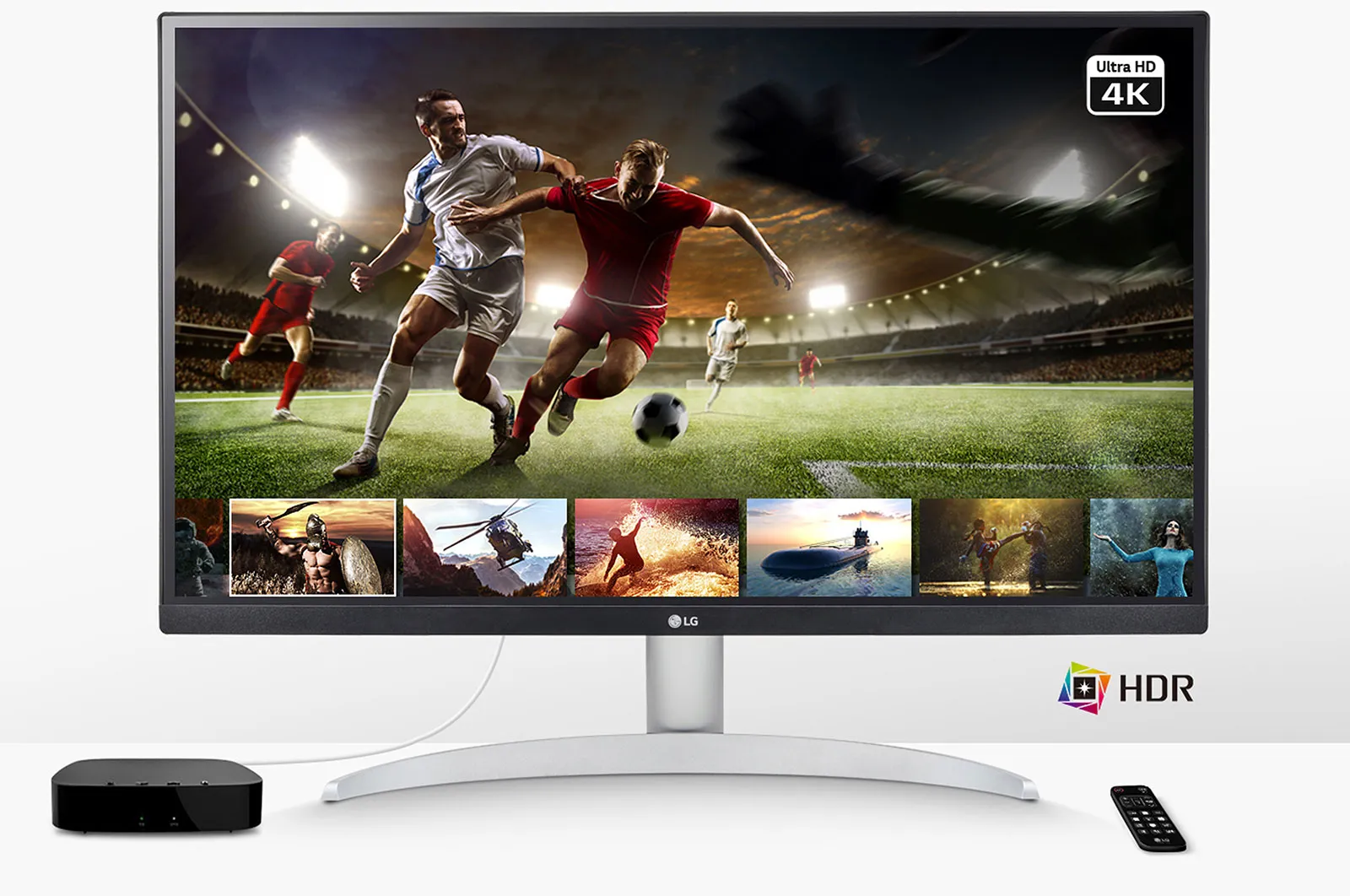 LG 27" 27UP650P-W 4K UHD, IPS -n&auml;ytt&ouml;