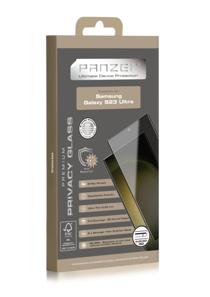 Panzer Privacy Glass, Galaxy S23 Ultra - sk&auml;rmskydd