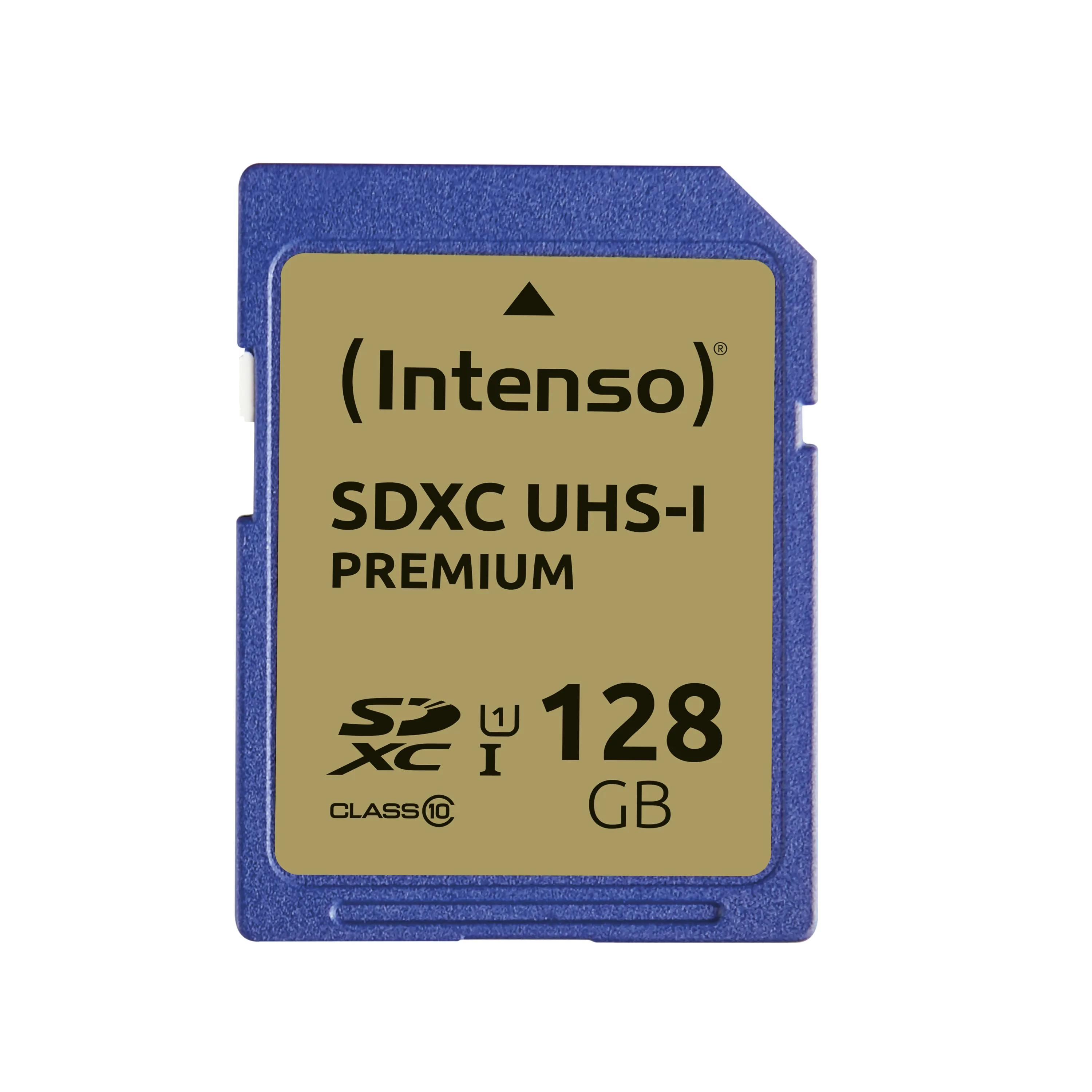 Intenso Premium 128 Gt SDXC UHS-I Class 10 U1 -muistikortti, sininen
