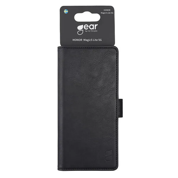 GEAR Wallet, Honor Magic 5 Lite - Wallet Case, Black