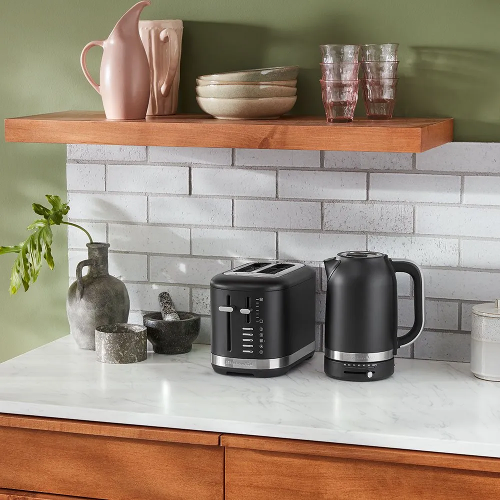 KitchenAid 5KMT2109EBM Br&ouml;drost f&ouml;r 2 skivor - Svart / Rostfritt st&aring;l