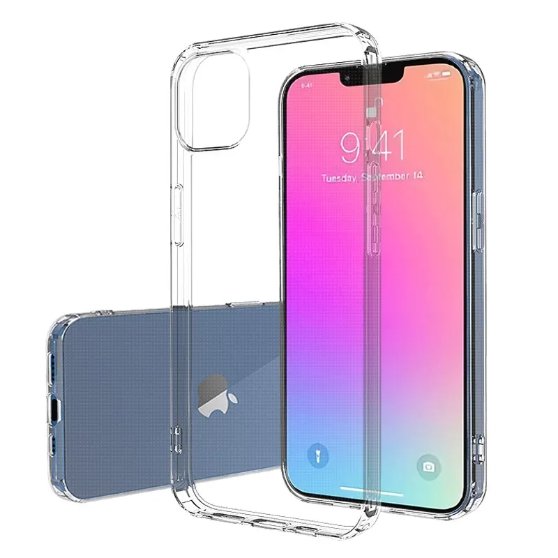 Insmat Crystal Cover, iPhone 14 -suojakuori, Läpinäkyvä