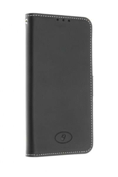 Insmat Flip Case, Galaxy A40 -lompakkokotelo, Musta
