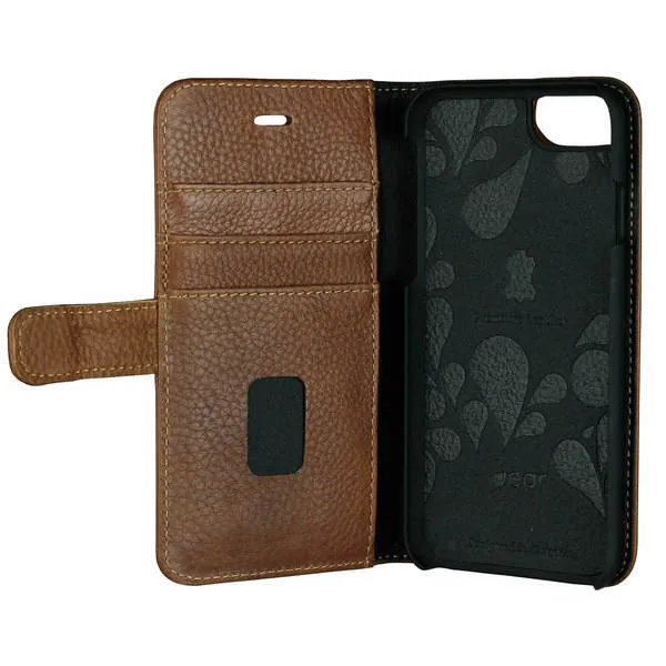 GEAR Onsala Collection, iPhone 6/7/8 - Wallet Case, Brown
