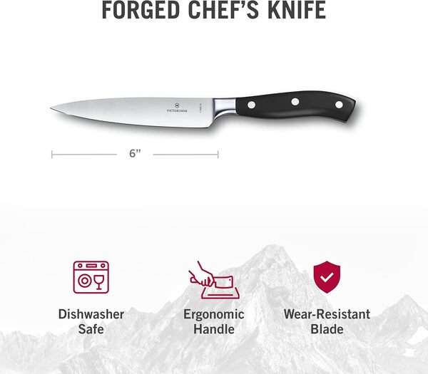 Victorinox Grand Ma&icirc;tre Chef's Knife 15 cm Black