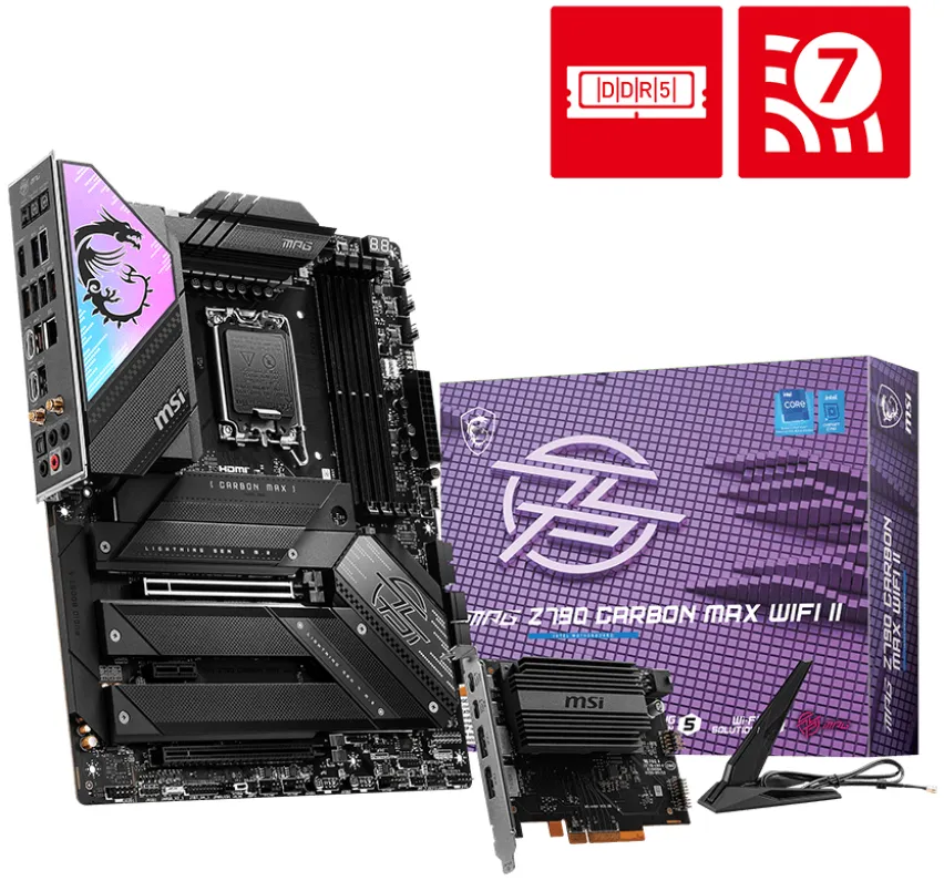 MSI MPG Z790 CARBON MAX WIFI II LGA1700 ATX Motherboard