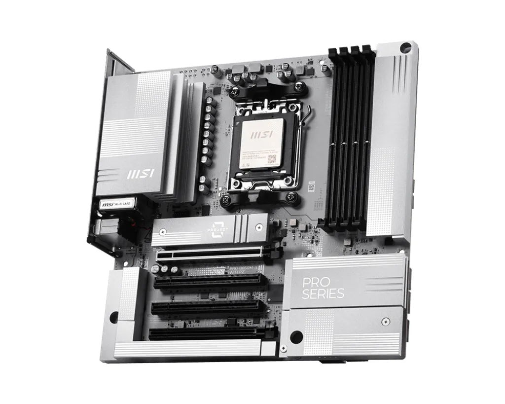 MSI PRO B850M-A WIFI PZ AM5 mATX Motherboard