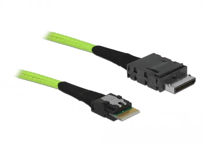 Cable OCuLink PCIe SFF-8611 to Slim SAS SFF-8654 0.5 m