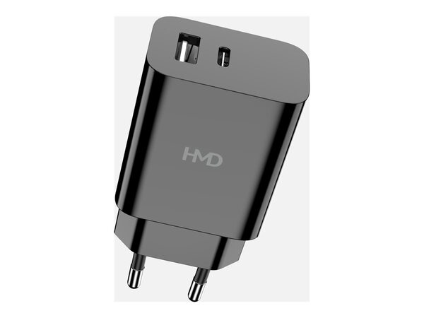 HMD Dual Port Wall Charger 30W Black