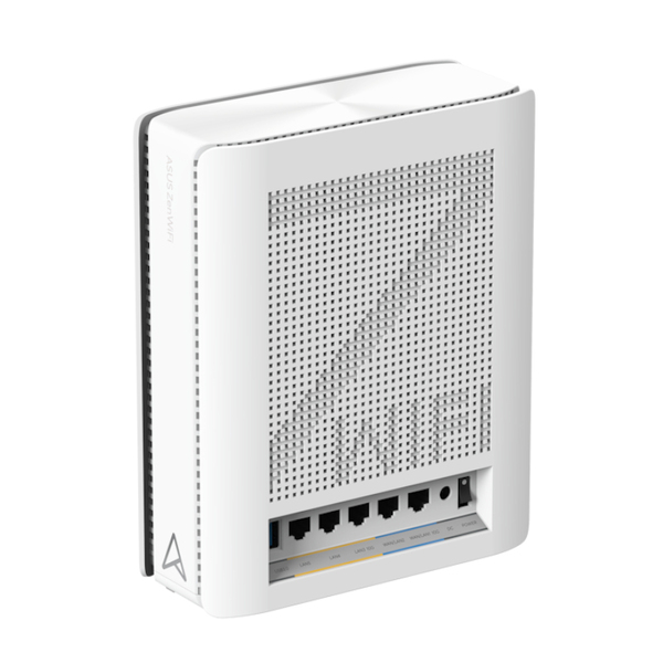 ASUS ZenWiFi BQ16 BE25000 Quad-band WiFi 7 Mesh Router 1-Pack White
