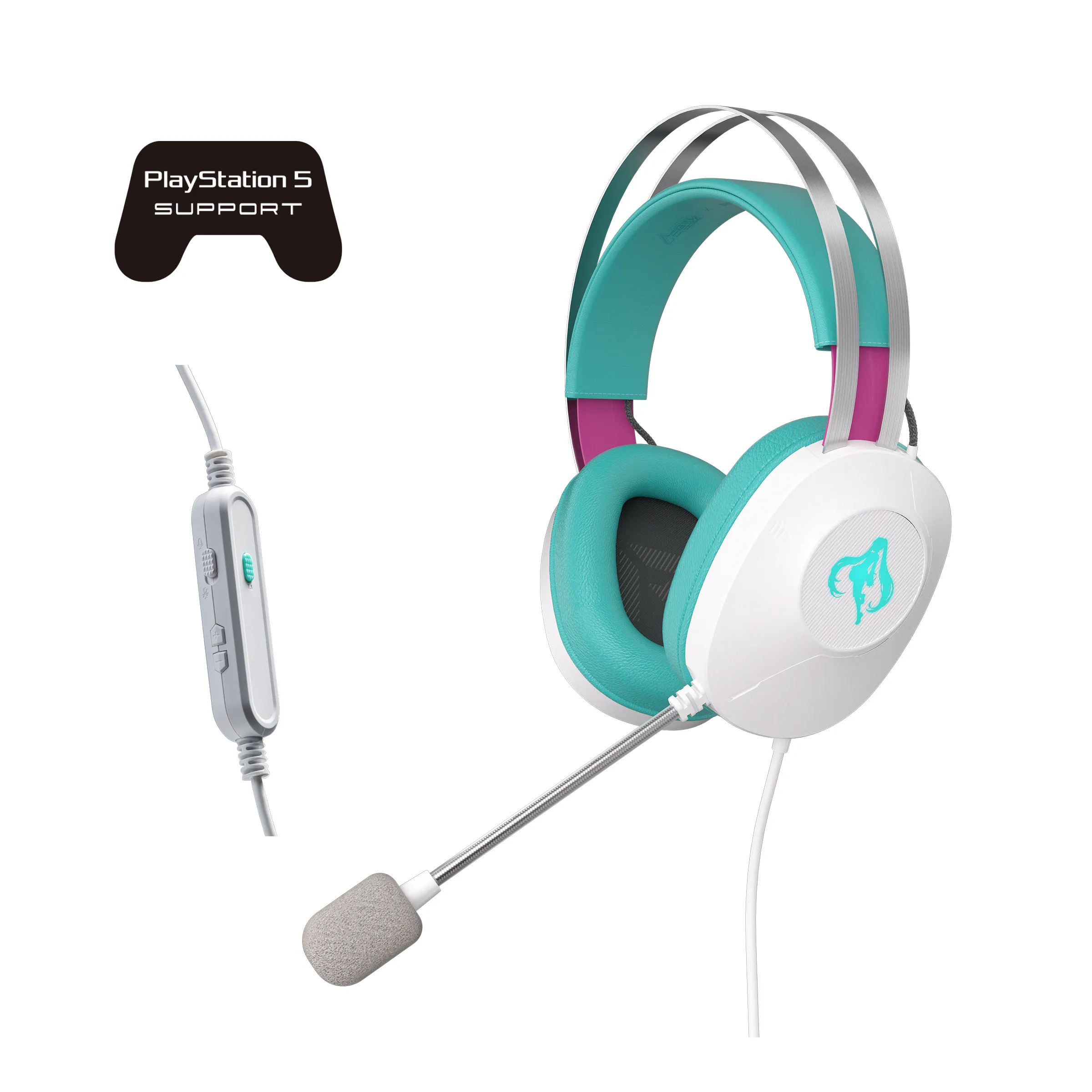 Asus TUF Gaming H1 Gen II Gaming Hatsune Miku Edition - gaming headset