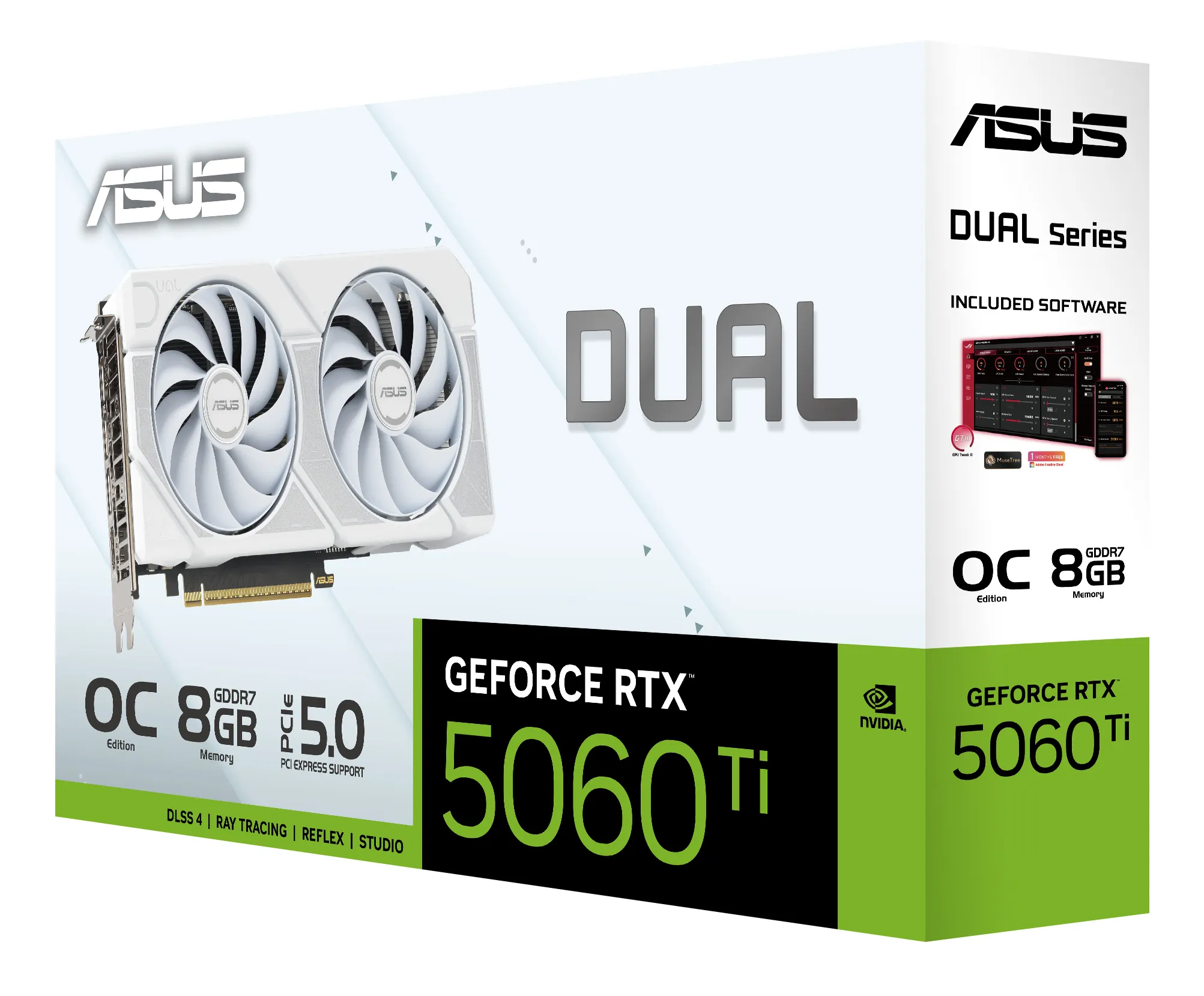 Asus GeForce RTX 5060 Ti White OC 8GB - Graphics card