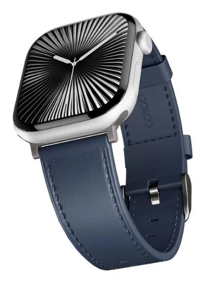 Epico Watch Strap Leather 42/44/45/49 - blue
