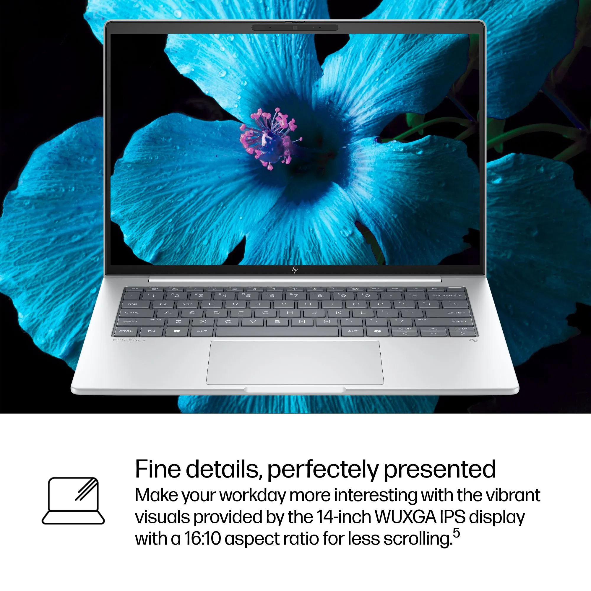 HP EliteBook 8 G1i 14.0" Ultra 5 228V, 32GB, 512GB, Win 11 Pro - Notebook, Silver