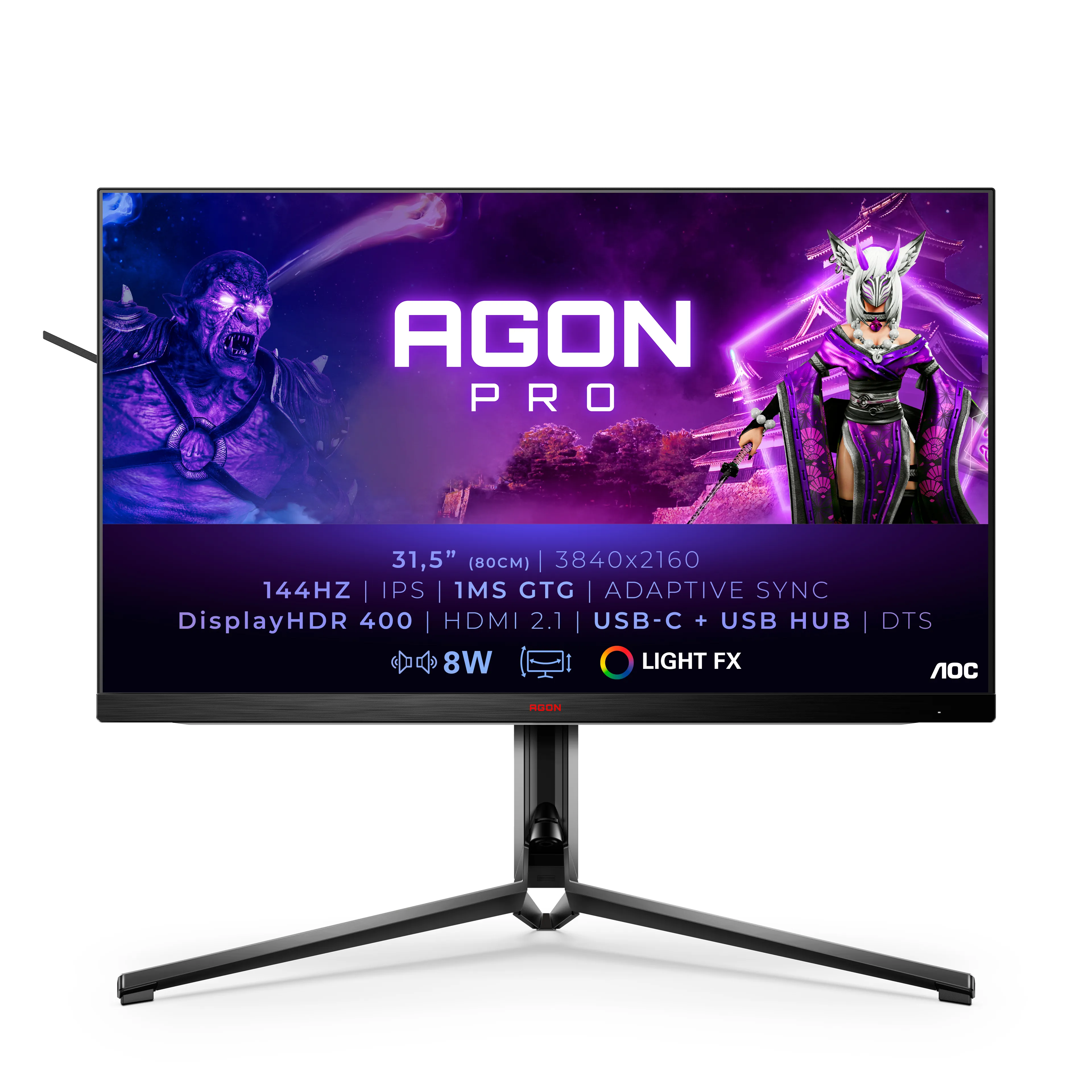 AOC 31.5&quot; Agon AG324UX, 4K UHD, IPS - gaming monitor