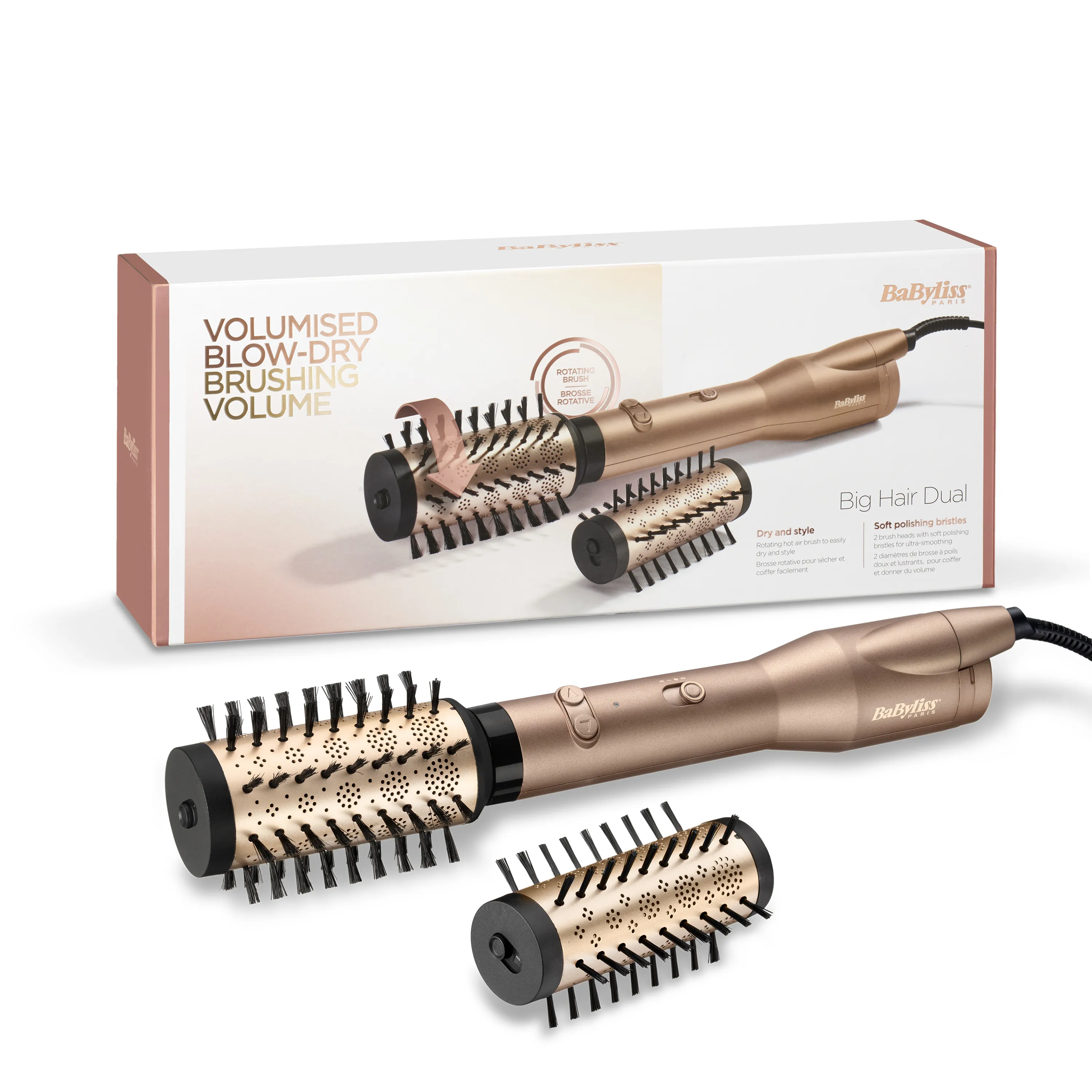 Babyliss Paris AS952E - hot air brush, Gold