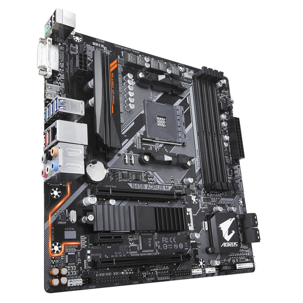 Gigabyte B450M Aorus mATX-emolevy