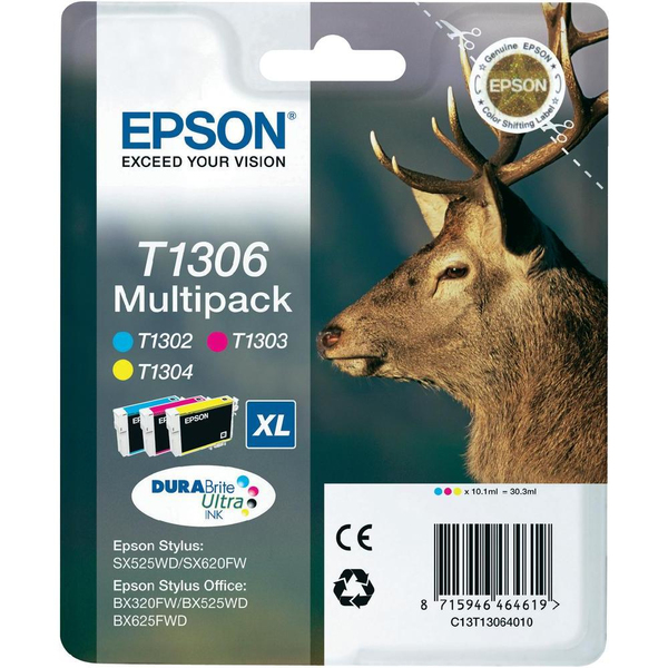 EPSON 3-COLORS T1306 DURABRITE ULTRA INK