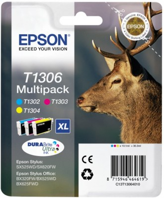 EPSON 3-COLORS T1306 DURABRITE ULTRA INK