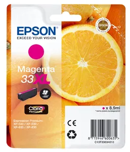 Epson Claria Premium 33XL -mustekasetti, 8.9 ml, magenta