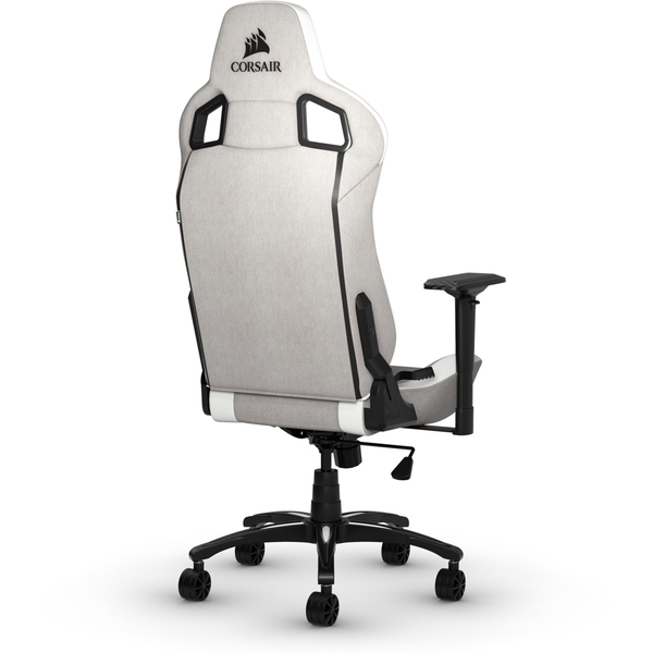 Corsair T3 RUSH, Fabric -pelituoli, harmaa/valkoinen