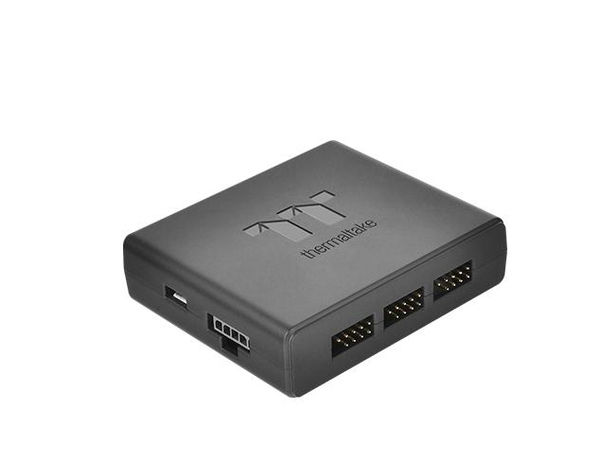 Thermaltake Riing Plus 14, 140mm, PWM, Hydraulic Bearing, RGB Fan Kit, 3-pack, Grey