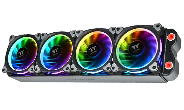 Thermaltake Riing Plus 14, 140mm, PWM, Hydraulic Bearing, RGB Fan Kit, 3-pack, Grey