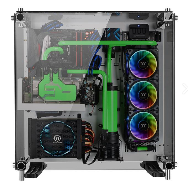 Thermaltake Riing Plus 14, 140mm, PWM, Hydraulic Bearing, RGB Fan Kit, 3-pack, Grey