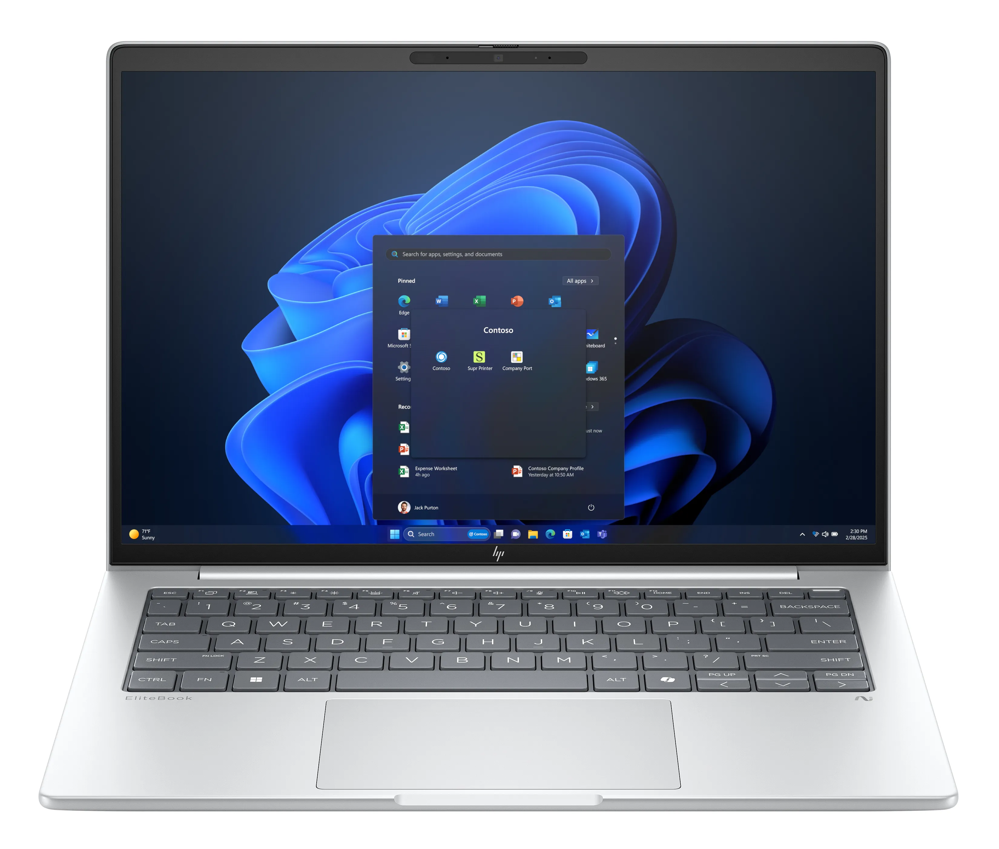 HP EliteBook 8 G1i 14" 16 Gt, 512 Gt, Win 11 Pro -kannettava