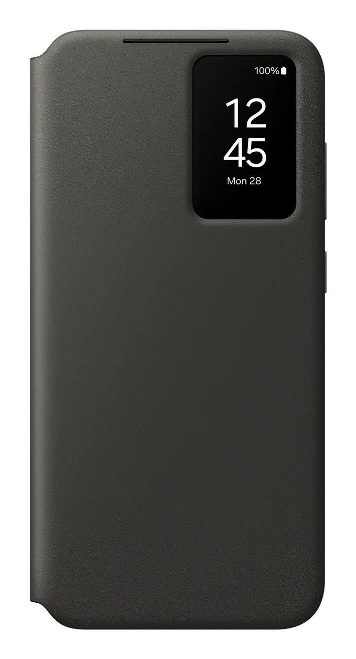 Samsung Galaxy S24 FE Smart View -lompakkokotelo, Musta