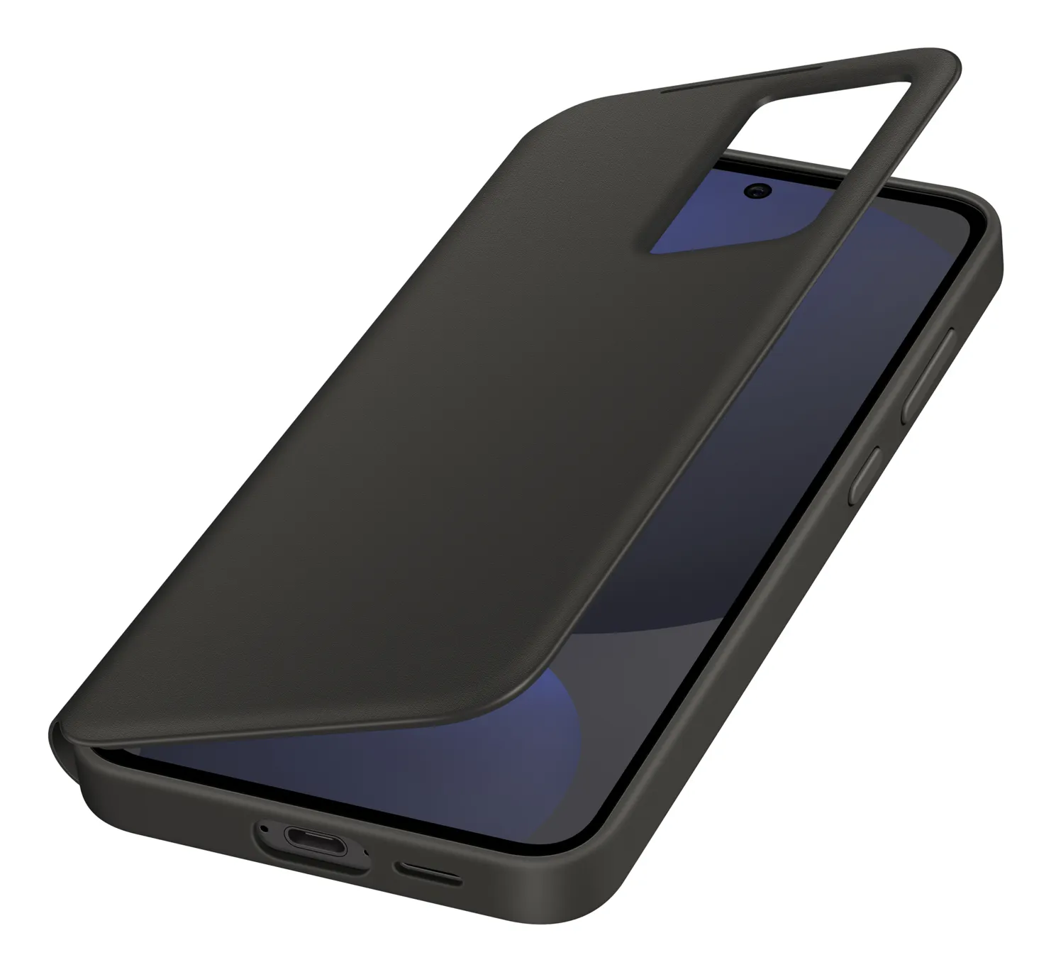 Samsung Galaxy S24 FE Smart View -lompakkokotelo, Musta