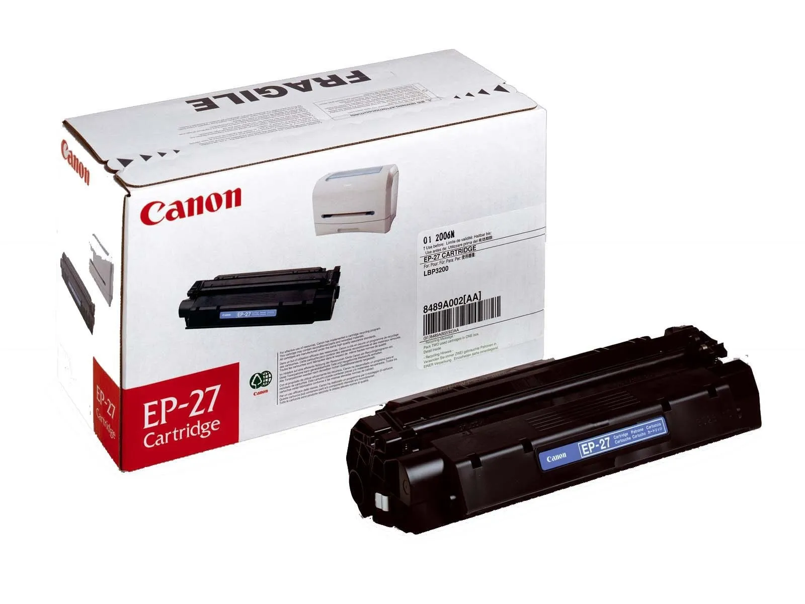 Canon EP-27 toner cartridge, Black