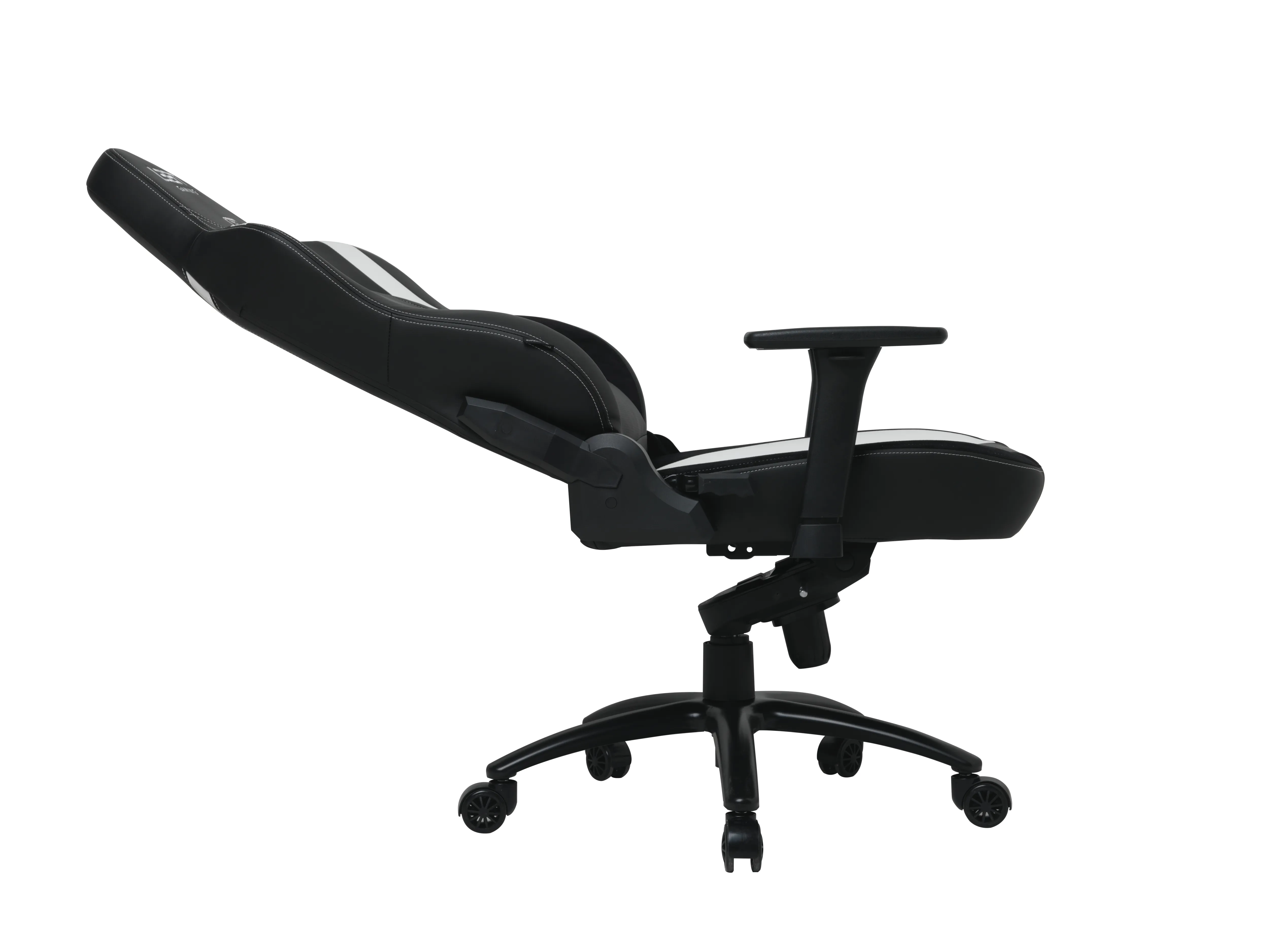 L33T Gaming E-Sport Pro Superior, XL -pelituoli, musta/valkoinen