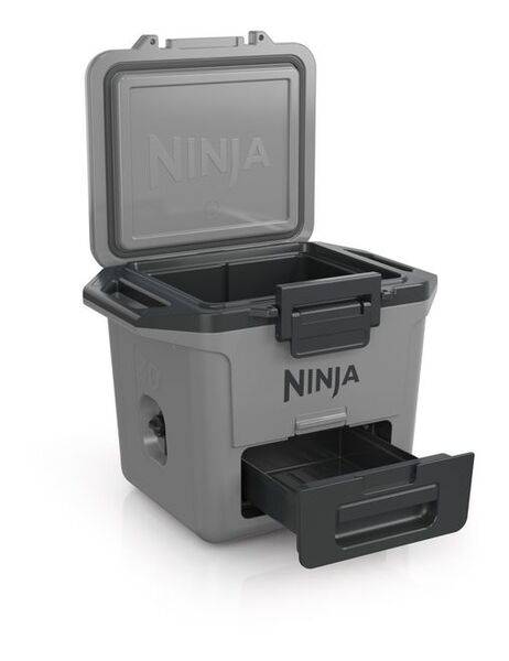 Ninja FrostVault FB131EUGY -kannettava kylm&auml;laukku, 28L, harmaa