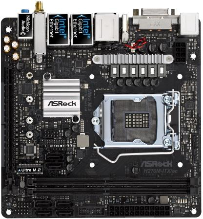 MB Intel 1151 ASRock H270M-ITX/AC    KBL