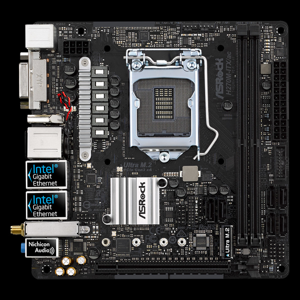 MB Intel 1151 ASRock H270M-ITX/AC    KBL