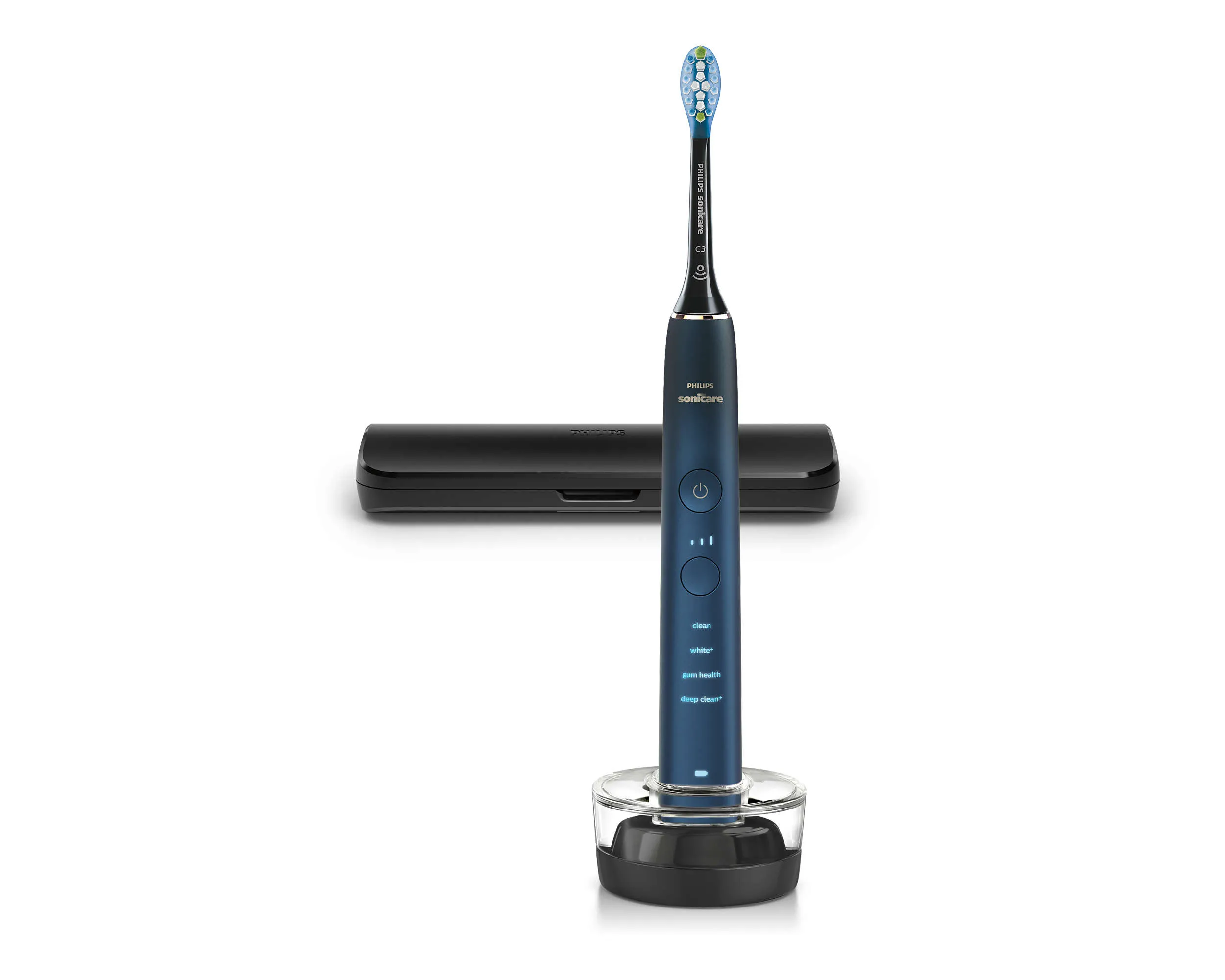Philips Sonicare DiamondClean 9000 HX9911/88 - eltandborste, blå Philips Sonicare DiamondClean 9000 HX9911/88 - eltandborste, blå